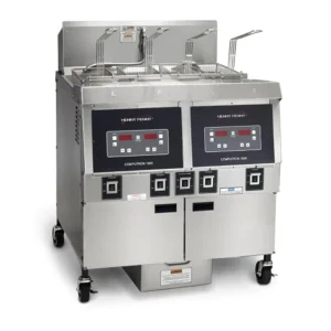 Henny Penny OFG322.05 Gas Fryer - (2) 65 lb Vats, Floor Model, Natural Gas